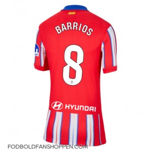 Atletico Madrid Pablo Barrios #8 Hjemmebanetrøje Dame 2024-25 Kortærmet